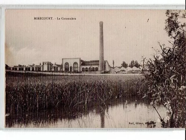 CPA 88 LORRAINE VOSGES Env. Epinal Neufchateau MIRECOURT Usine LA COTONNIERE