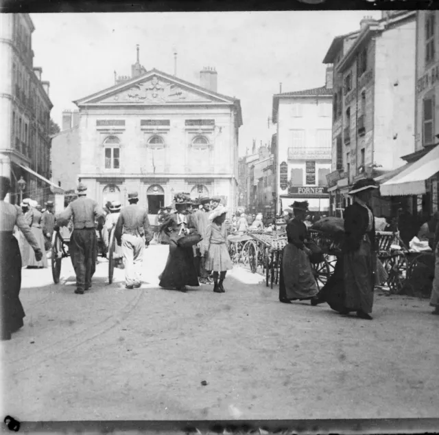 BOURG EN BRESSE 1909 - Négatif Verre - Ancien Hôtel de Ville - 1607