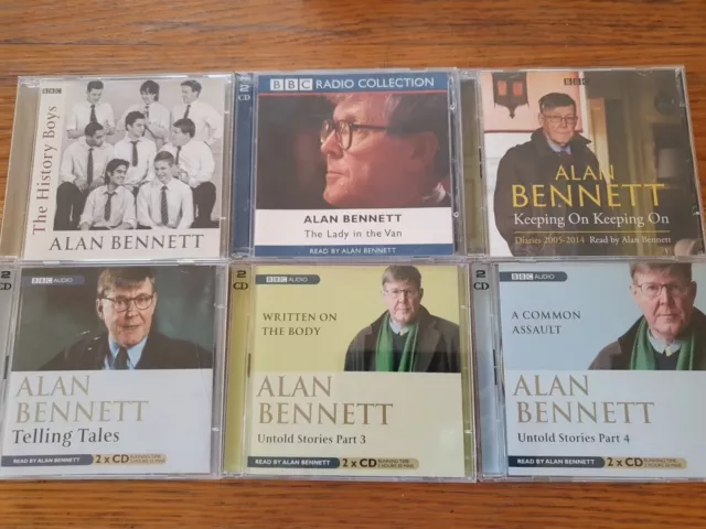 6x Alan Bennett Audio CD Bundle The History Boys Lady in The Van Telling Tales