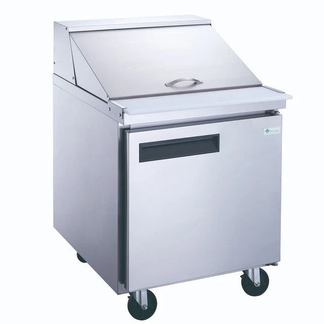 Compass DSP29-12M-S1 29" Commercial Mega Top Sandwich / Salad Prep Table