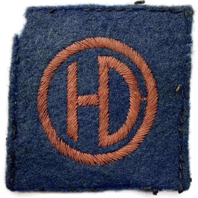 Original WW2 51st Highland Division Scottish Cloth Formation Sign Patch Badge