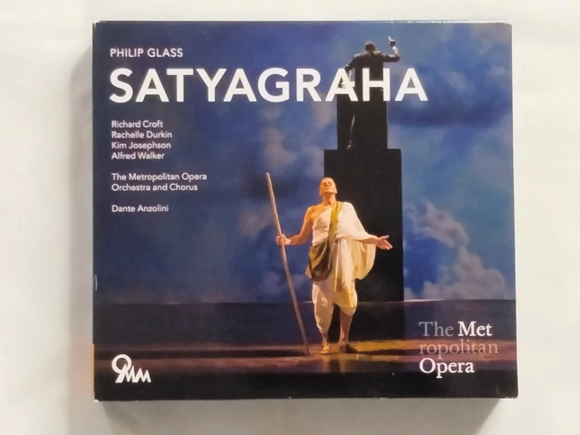 PHILIP GLASS – SATYAGRAHA 3LP BOX SET Minimalist Post-Modern PHILIP GLASS – SATYAGRAHA 3LP BOX SET Minimalist Post-Modern