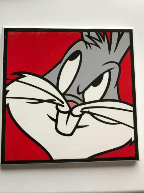 Warner Bros Bugs Bunny vintage ceramic tile  Rare