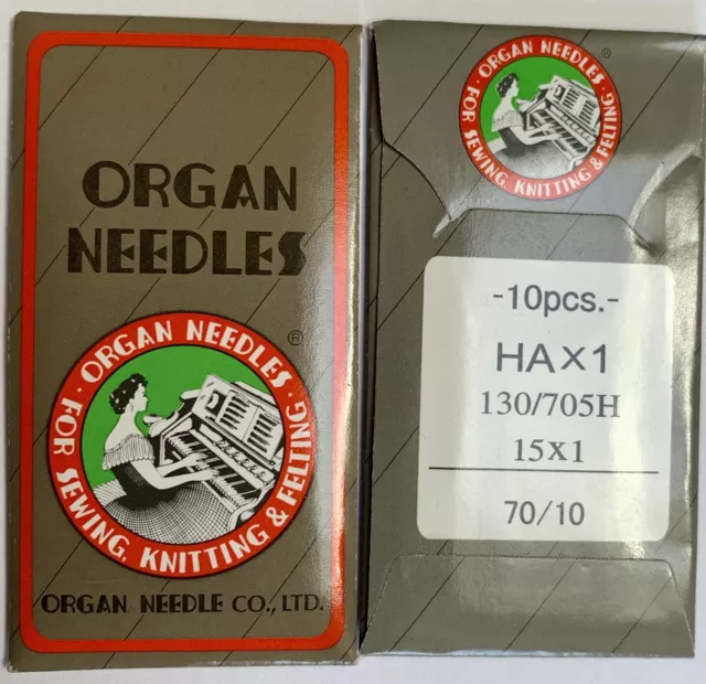 HAX1 Sewing Needles Japan ORGAN House Sewing Machine 10 Needles SINGER BROTHER