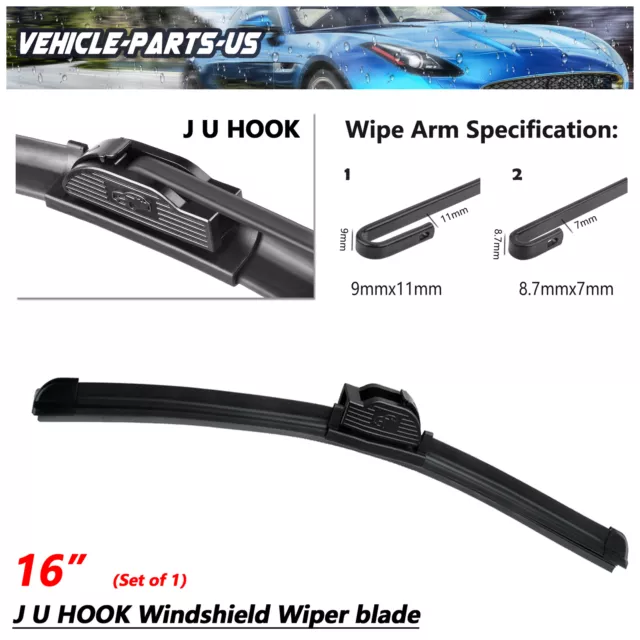 Erasior 16" Car Rear Window Wiper Blade Fit For Dodge Grand Caravan 2010-2017