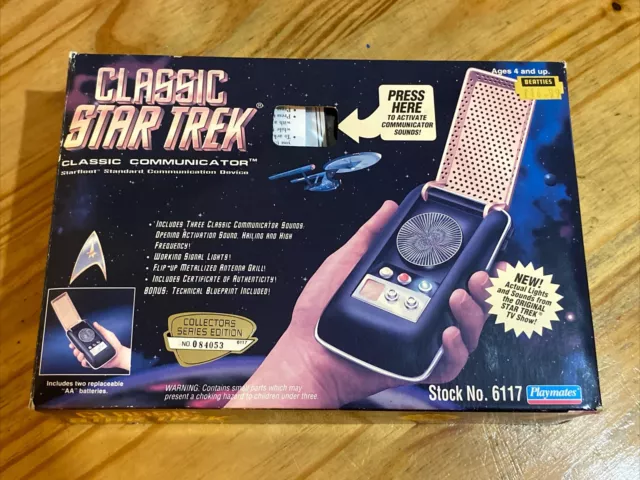 Classic Star Trek - Classic Communicator Device - Boxed COA