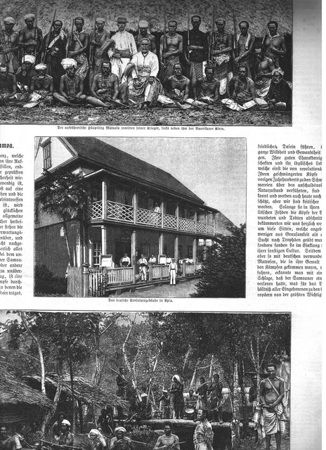 Deutsche Kolonien**Südsee**Deutsch-Samoa**3 Ansichten**1889++