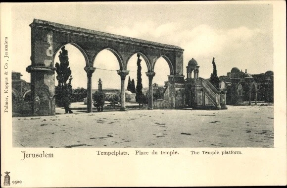 Ak Jerusalem Israel, Tempelplatz - 3565083