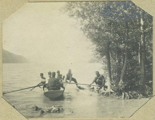 Tirage Vintage Original Macédoine Ohrid Bergers - Circa 1910 - 6,5x6,5 Cm