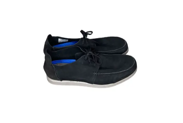 CLARKS COLLECTION SHACRELITE Low Black Nubuck Shoes Men's 10 M Extreme ...
