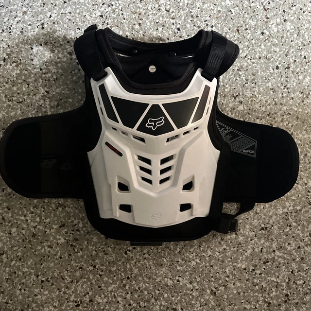Fox Racing Raptor Youth White Black Proframe LC Chest Protector