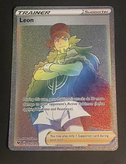 leon full art pokemon card 2020 Pokémon Vivid Voltage Leon 182/185 CGC 9.5 Gem Mint – Oblivion  Collectibles main image 0