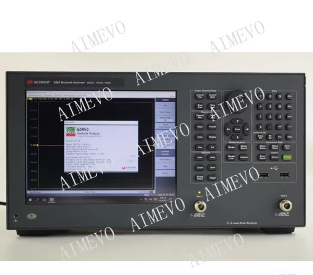 Keysight/Agilent E5063A ENA Vector Network Analyzer, 2-Port, 300 kHz - 18 GHz