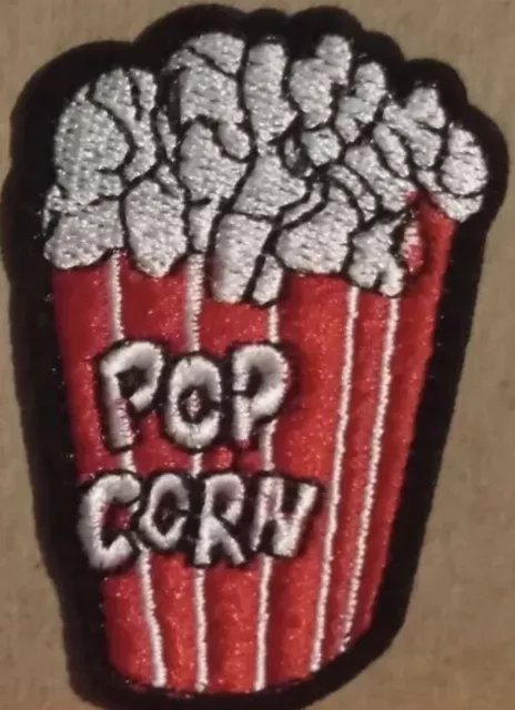 Popcorn embroidered Iron on patch