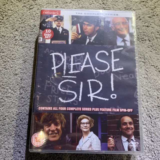 Please Sir - Series 1-4 - Complete (Box Set) (DVD, 2008) New Sealed Case Damage