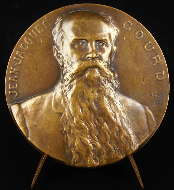 Médaille Philosophe Henri Berr Sculptée Par Raymond Sudré - Bronze 1931 - Collection