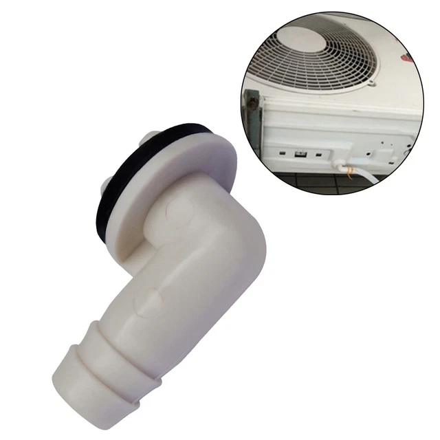 AIR CONDITIONER AC Drain Hose Connector Elbow Fitting with Rubber for