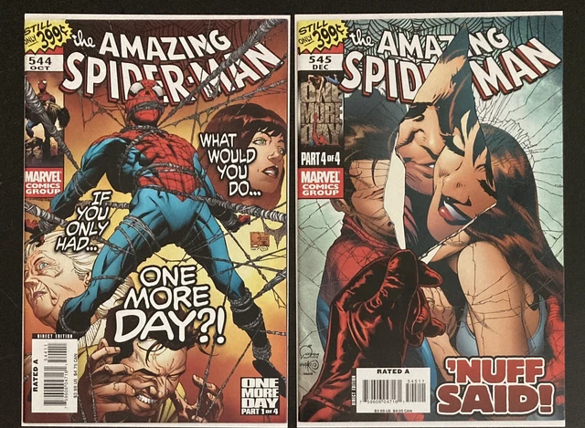 INCROYABLE SPIDER-MAN ONE More Day #544 #545 No Way Home lot de 2