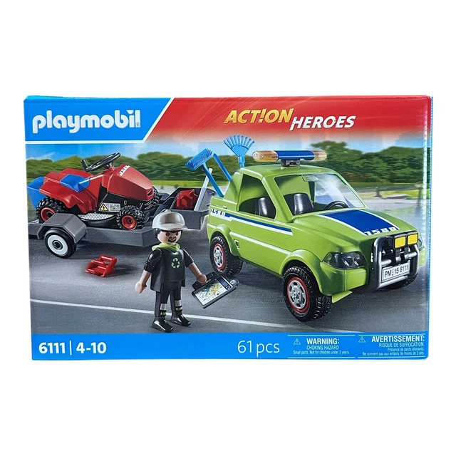 PLAYMOBIL® 6111 VEHÍCULO de servicio con cortacésped NUEVO EUR 42