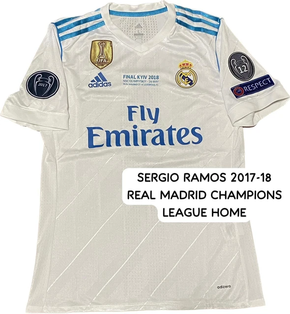 Maillot Real Madrid Third 2016/17 - Sergio Ramos #4 - Taille M - Adidas - Excellent état