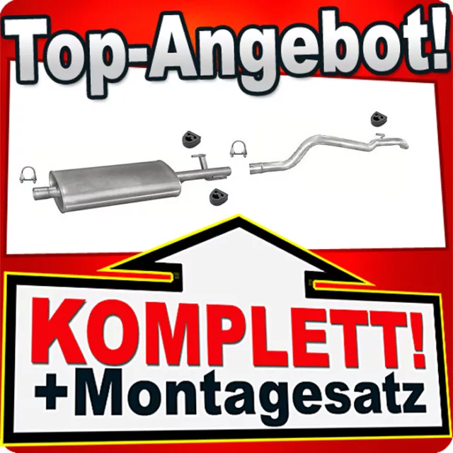 Auspuff für MERCEDES SPRINTER 208 211 213 216 CDI SWB mit KAT Auspuffanlage