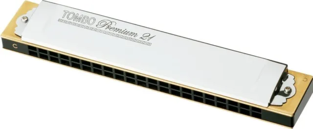 TOMBO No.3521 Luxe 21 Harmonica Diatonique E À D # Clé Neuf De Japon