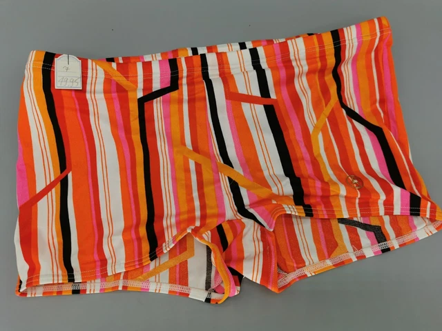 Costume da bagno originale anni 70 swim suit a righe taglia 7 XL L vintage retrò IMBALLO ORIGINALE uomo