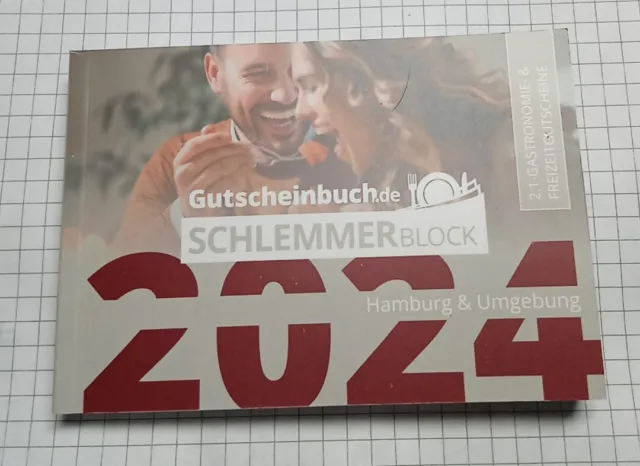Gutscheinbuch Schlemmerblock 2024 Hamburg & Umgeb. Mit Mobile Code