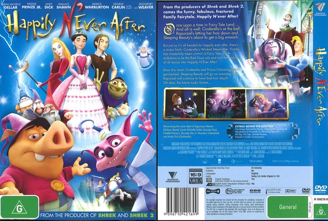 146 NEW SEALED DVD Region 4 HAPPILY NEVER AFTER $9.90