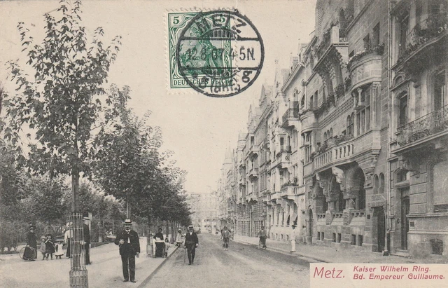 CPA 57 METZ Boulevard Empereur Guillaume