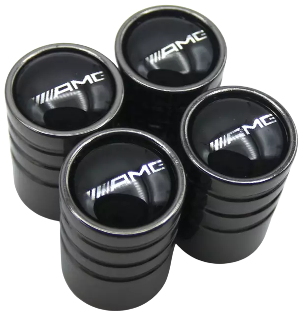 AMG Tire Wheel Stem Air Valve CAPS for auto, car, truck, SUV (1 SET)