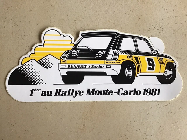 2 AUTOCOLLANTS STICKERS Renault 4 Et Supercinq Autocollant Sticker Vintage EUR 9,90 - FR
