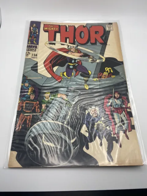 Marvel Comics The Mighty Thor #156 Stan Lee Jack Kirby 1968