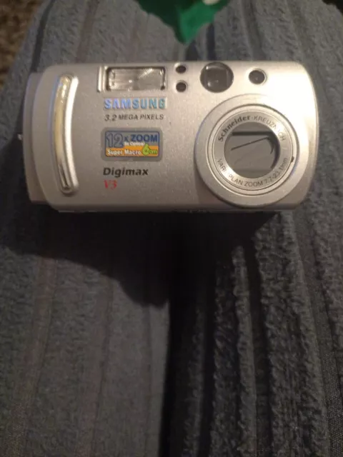 WORKING! Samsung Digimax v6 Digital Camera - Vintage Retro CCD goodness 💦💦