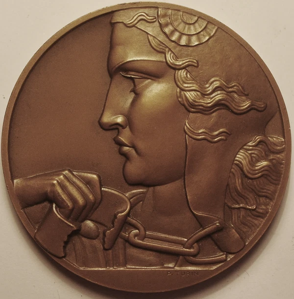Médaille - Association des maires de ance - Centenaire de la loi sur les communes - ance – Numista