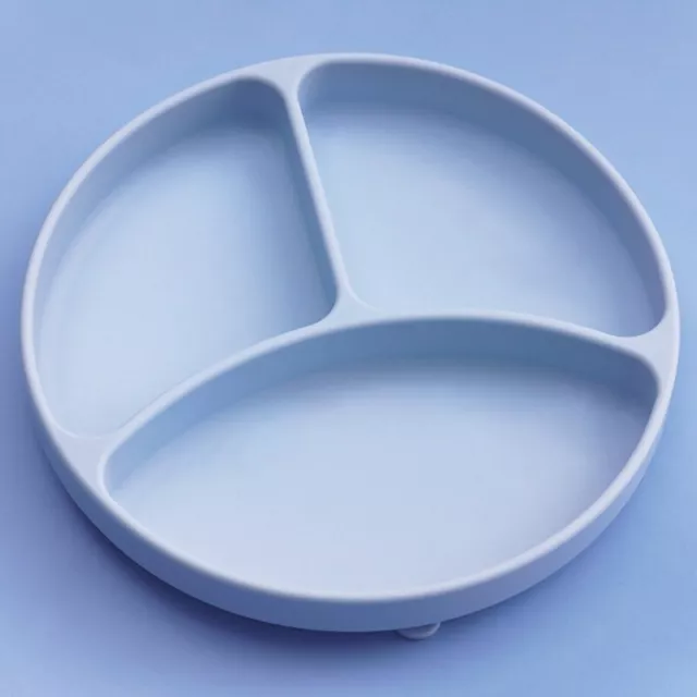 Waterproof Grade Silicone Baby Divided Suction Bowl Anti-Slip Dinner Plate