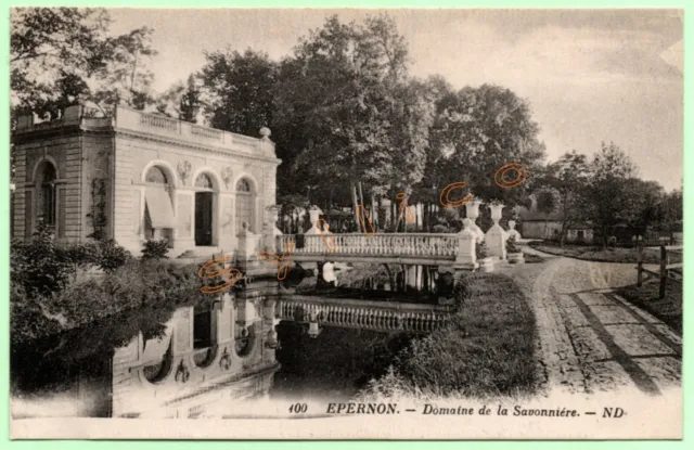 Cpa - 100. Épernon - Domaine De La Savonnière - Nd (28)