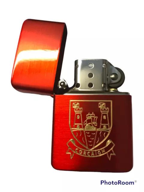 CORK County Crest LIGHTER Polished Red *FREE ENGRAVING* Ireland, coat of arms 2