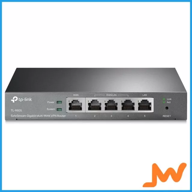 TP-LINK TL-ER6120 SAFESTREAM Gigabit Multi-WAN VPN Router fully