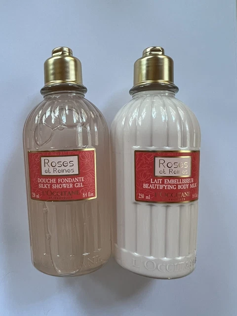 L'Occitane Roses et Reines Bodylotion Duschgel Showergel je 250 ml  Rose NEU