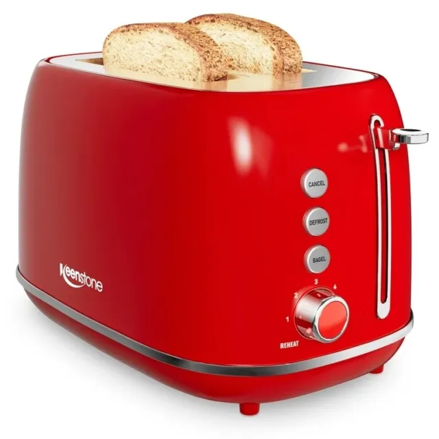 iSiLER 2 Slice Toaster Wide Slot Toaster Compact Bread Toaster with Removal  Tray for sale online