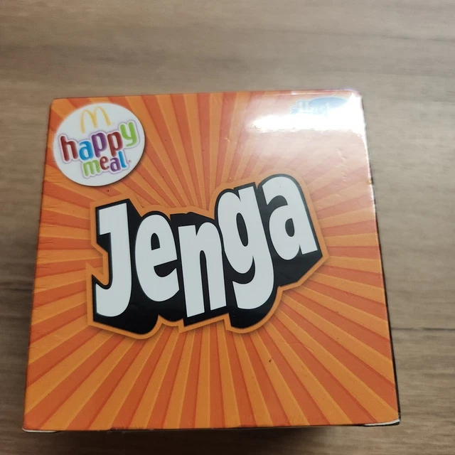 HASBRO GAMING MINI JENGA McDONALDS HAPPY MEAL TOY NEW & SEALED ...