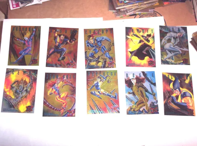 1995 Fleer Ultra X-Men Sinister Observations Complete Insert 10 Card Set Beast