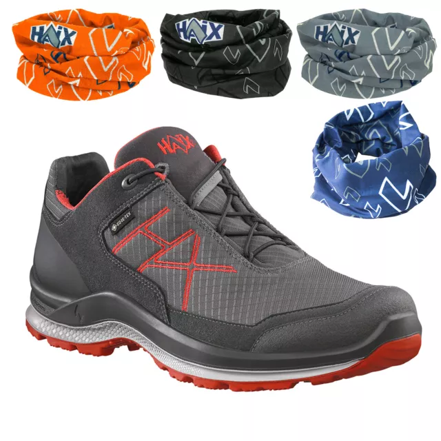 HAIX BLACK EAGLE Adventure 3.0 GTX low graphite-orange Outdoorschuhe Schuhe