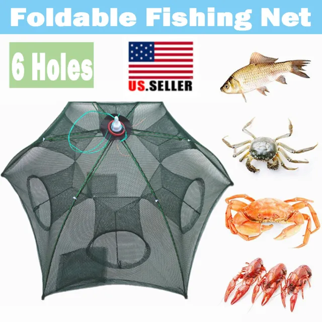 EAGLE CLAW STAR Crab Trap 14X14 Brand New! #10160-002 Folding