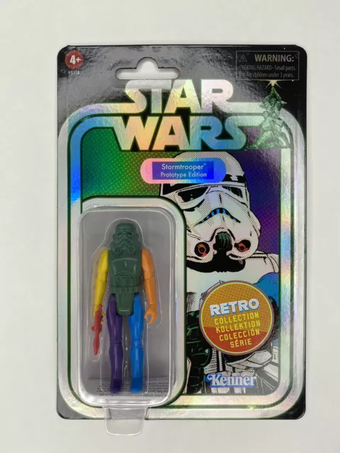 *NEW* Star Wars Retro Collection Storm Trooper Prototype, Multicolor In-Hand