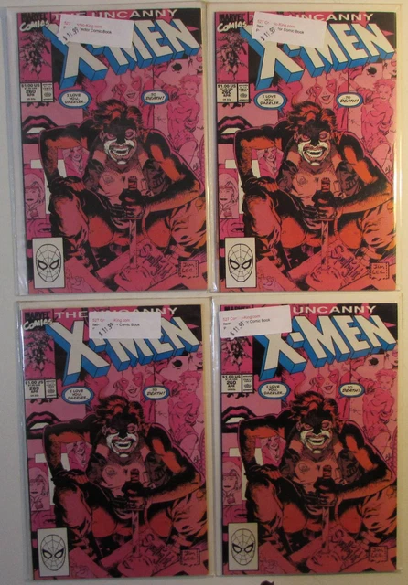 Uncanny X-Men Lot of 4 #260 x4 Marvel (1990) 1st Series Comic Books