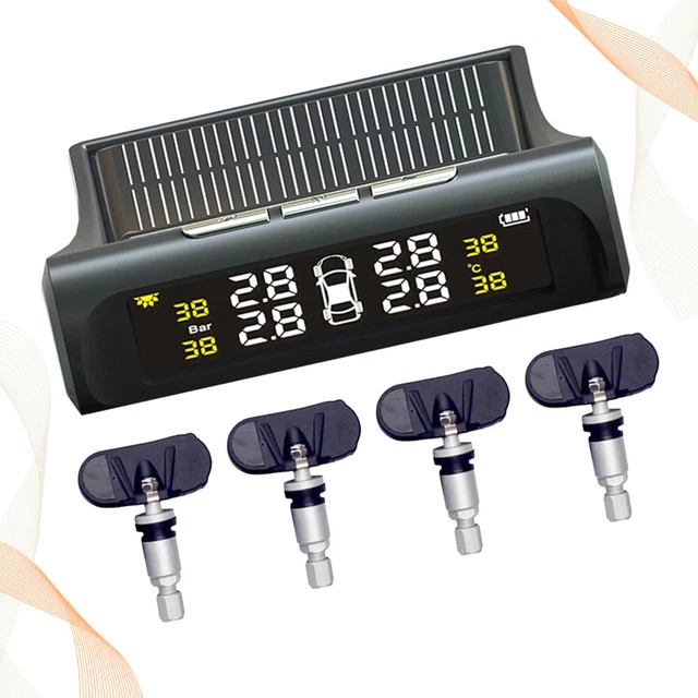 Bluetooth TPMS Reifendruckkontrollsystem - 2 Externe Sensoren Für Auto & Motorrad