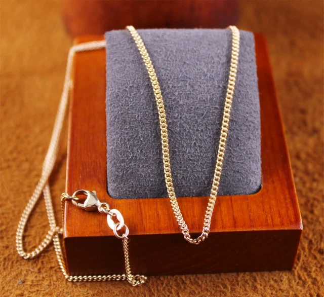 James Avery Fine Curb Chain 14K Yellow Gold 18" Length CH-2