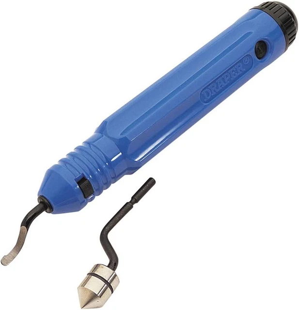 Draper 37023 Entgrat- und Fasenwerkzeug-Set, blau